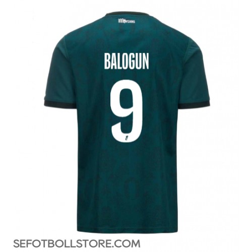 AS Monaco Folarin Balogun #9 Replika Bortatröja 2024-25 Kortärmad